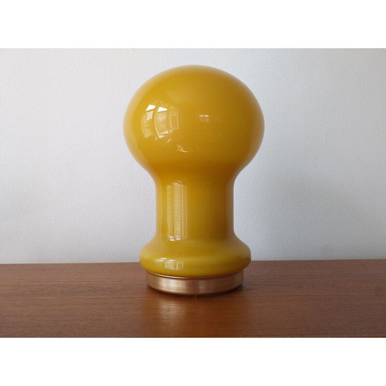 Image 1 of Vintage glass table lamp 1970s