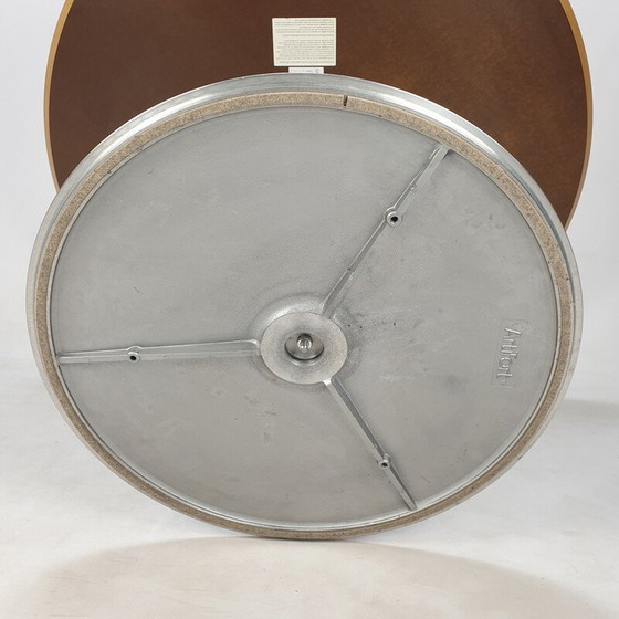 Image 1 of Vintage round dining table in white veneered wood by Pierre Paulin for Artifort, 1960