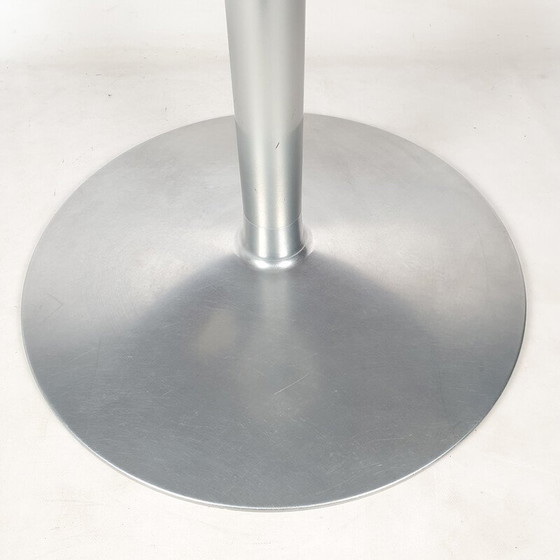 Image 1 of Vintage round dining table in white veneered wood by Pierre Paulin for Artifort, 1960