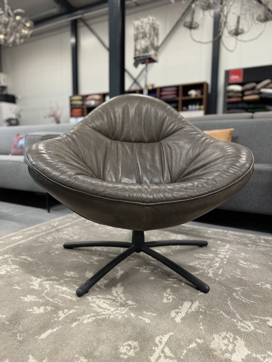 Image 1 of Label Hidde Armchair gray leather