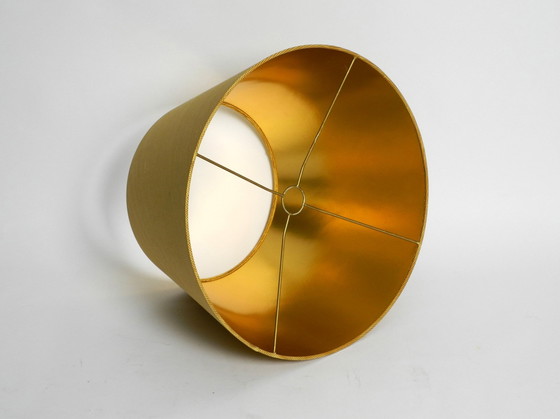 Image 1 of Pair Of Very Rare 1970S Xxl Brass Table Lamps From Vereinigte Werkstätten