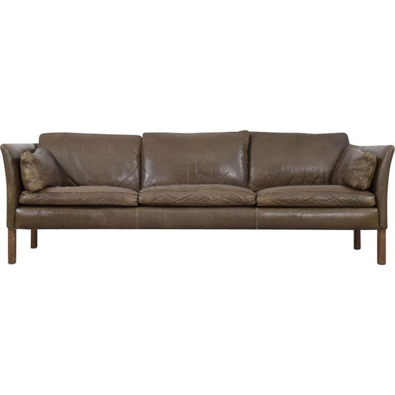 Image 1 of Mid-century leather Cromwell sofa by Arne Norell, 1960s