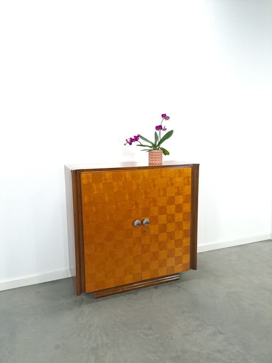 Image 1 of Design Jindrich Halabala veneer cabinet 