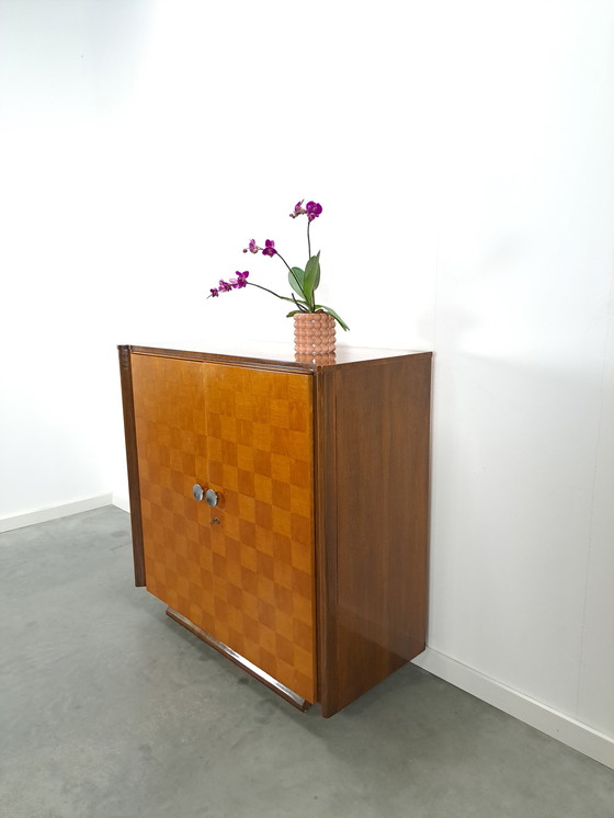 Image 1 of Design Jindrich Halabala veneer cabinet 