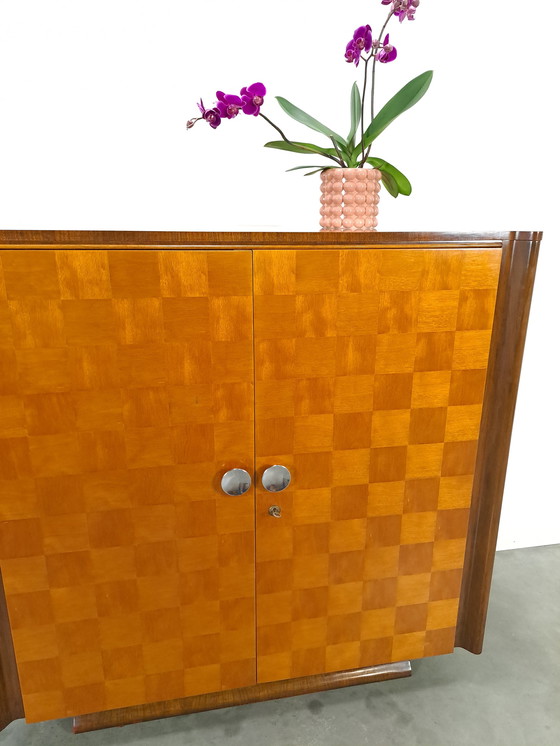 Image 1 of Design Jindrich Halabala veneer cabinet 