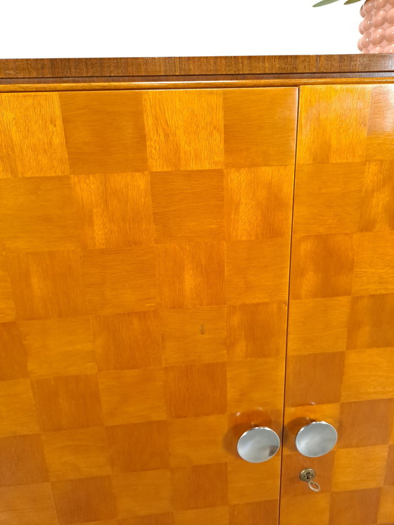 Image 1 of Design Jindrich Halabala veneer cabinet 