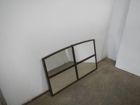 Image 1 of Mirror Made From A 1950S Iron Window