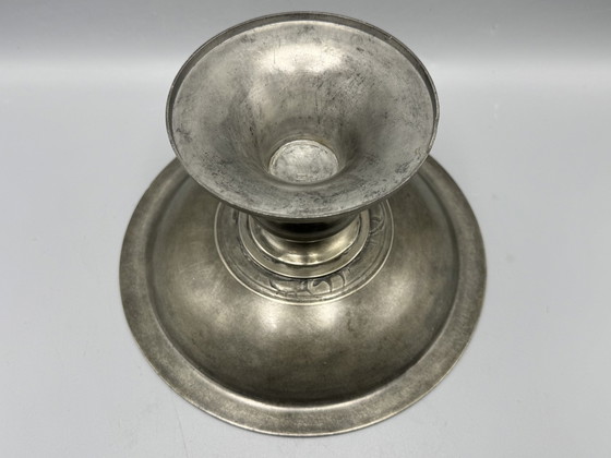 Image 1 of Portafrutta in peltro, design di Chris Van Der Hoef per Gero, 1925