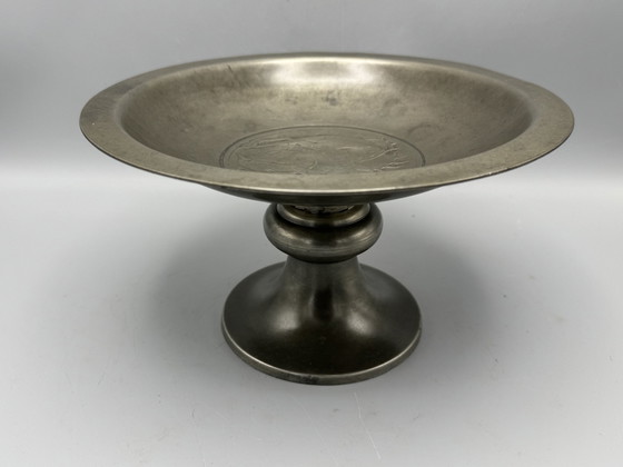 Image 1 of Portafrutta in peltro, design di Chris Van Der Hoef per Gero, 1925