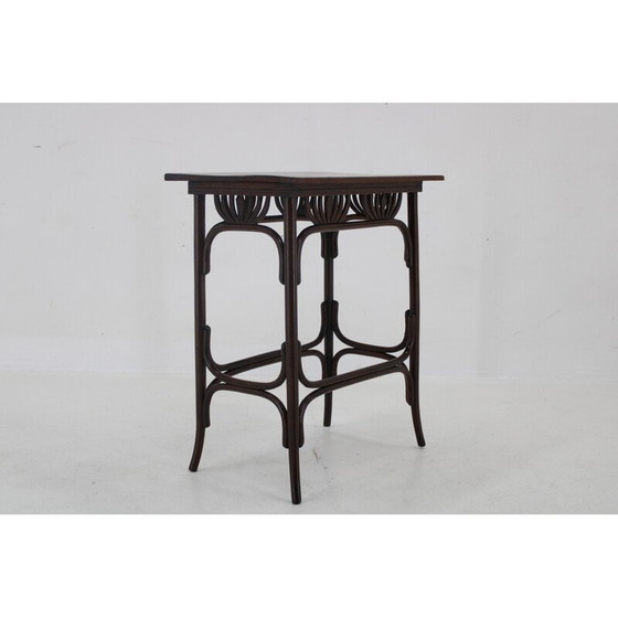 Image 1 of Vintage Art Nouveau nigth stand by Fischel, 1910
