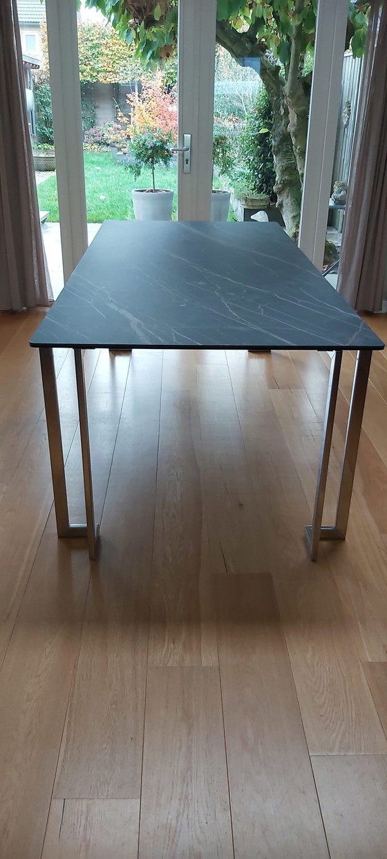 Image 1 of Design Dining Table Ceramic Stone Top