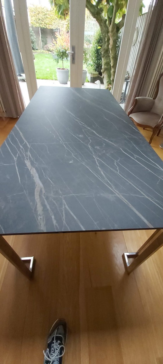 Image 1 of Design Dining Table Ceramic Stone Top