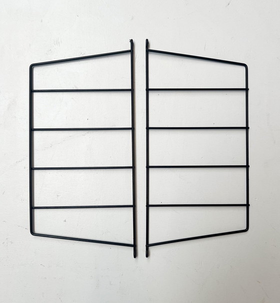 Image 1 of String 4 Piece Wall Rack White, 1960'S