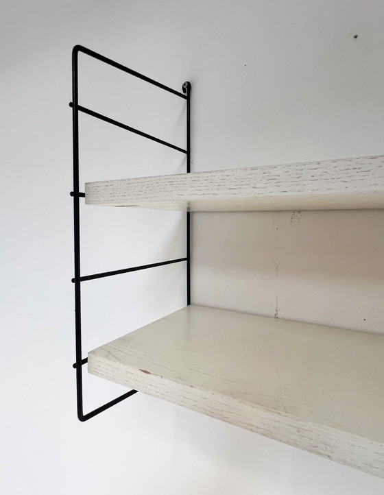 Image 1 of String 4 Piece Wall Rack White, 1960'S