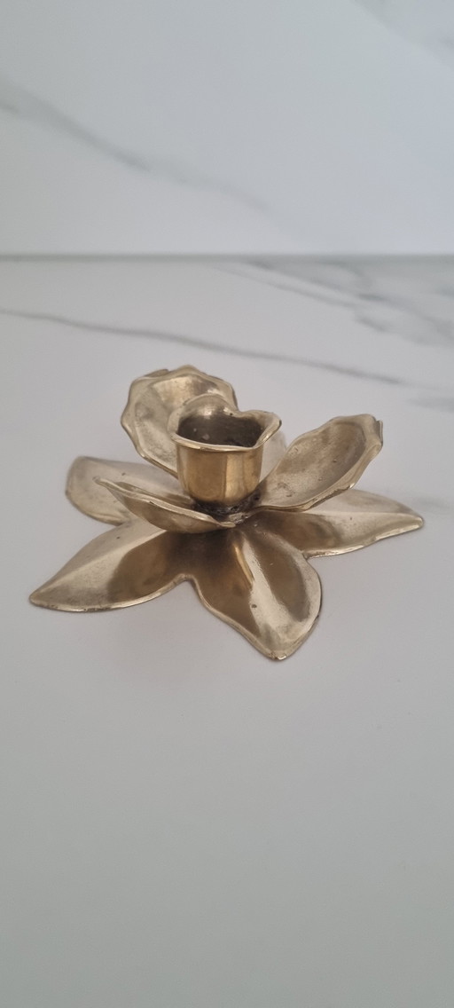 Brass Candlestick Flower