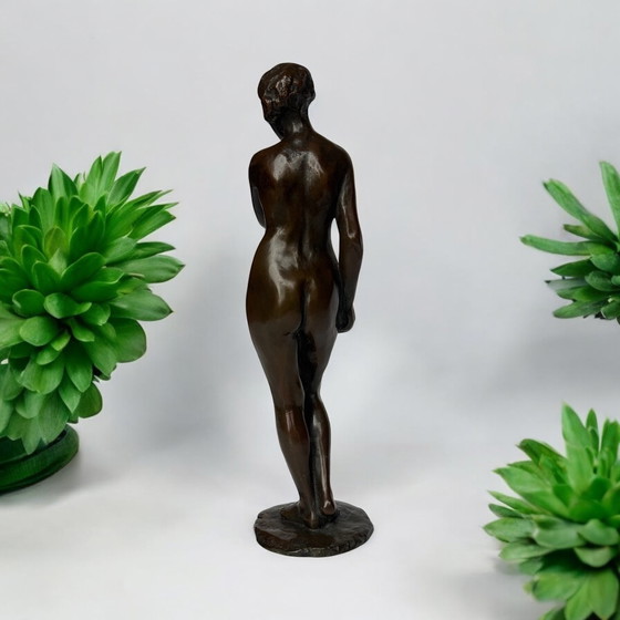 Image 1 of Magnificent And Rare Art Nouveau Bronze Circa 1900 Representing A Nude Woman