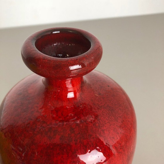 Image 1 of Pair of vintage fat lava ceramic vases for Hartwig Heyne, Germany 1970s