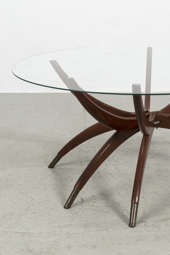 Image 1 of Tavolino da caffè vintage con gambe a ragno