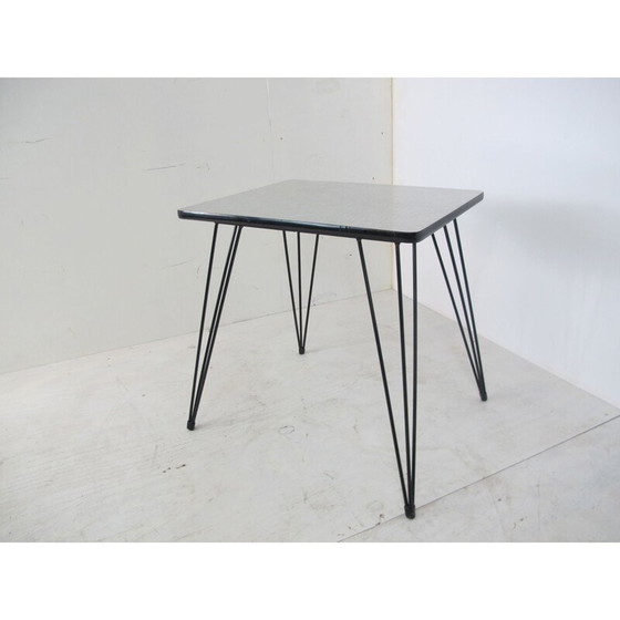 Image 1 of Vintage Dutch Modernist Formica Side Table from Negema, 1950