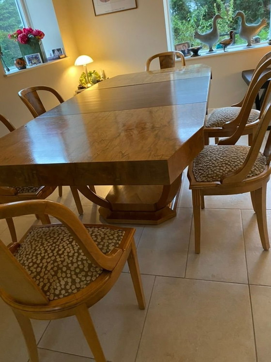 Image 1 of Art Deco Table With Side Chairs