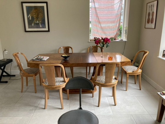 Image 1 of Art Deco Table With Side Chairs