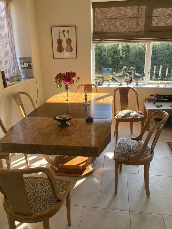 Image 1 of Art Deco Table With Side Chairs