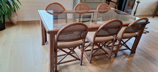 Gasparucci Italo Dining Table With 6x Chairs