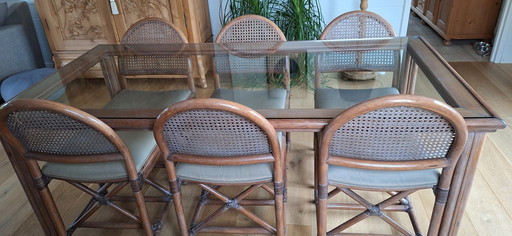 Gasparucci Italo Dining Table With 6x Chairs