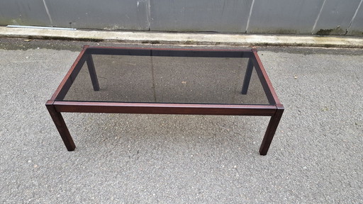 Wenge Smoked Glass Coffee Table