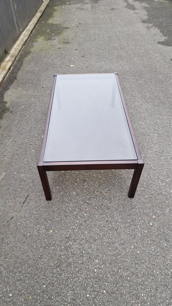 Image 1 of Wenge Smoked Glass Coffee Table