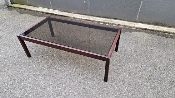 Image 1 of Wenge Smoked Glass Coffee Table