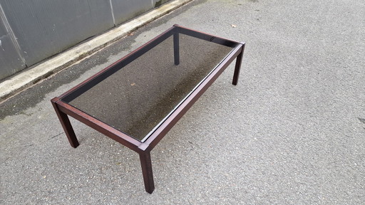 Wenge Smoked Glass Coffee Table