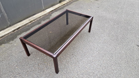 Image 1 of Wenge Smoked Glass Coffee Table