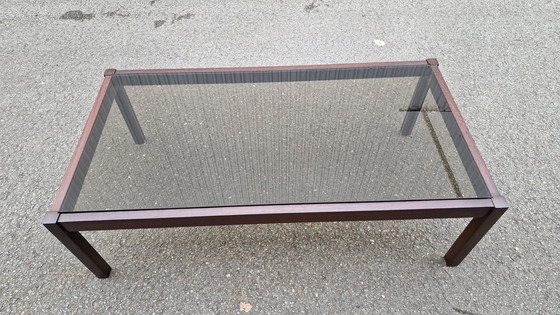 Image 1 of Wenge Smoked Glass Coffee Table