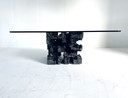 Table basse sculpturale beutaliste