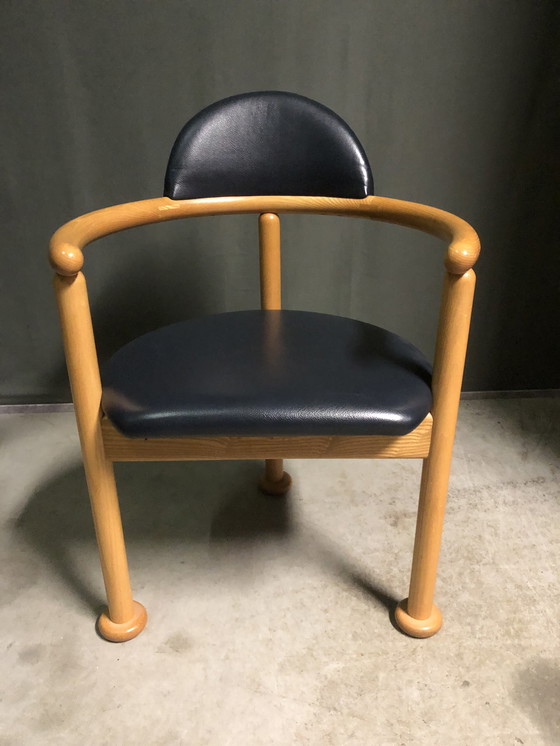 Image 1 of 4x Post modern dining chair