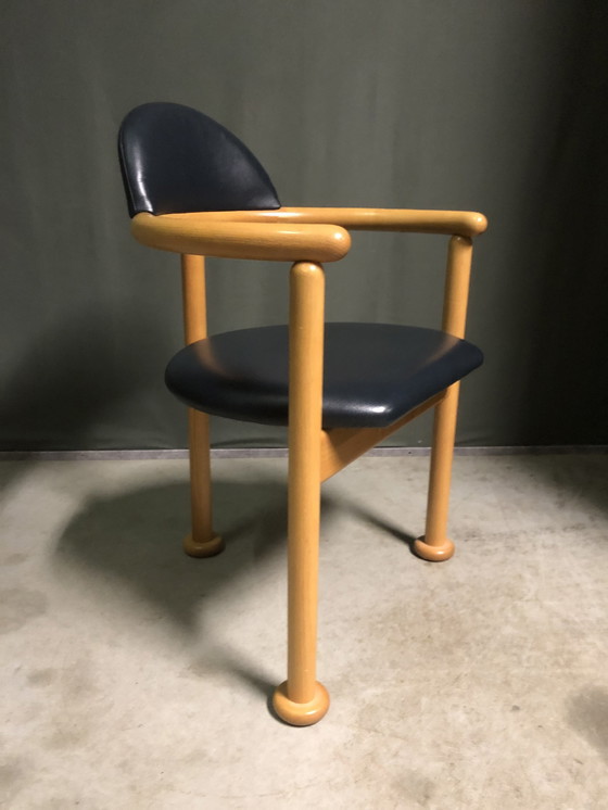 Image 1 of 4x Post modern dining chair