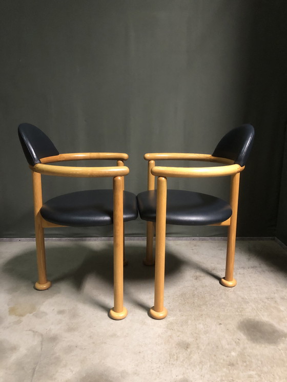 Image 1 of 4x Post modern dining chair