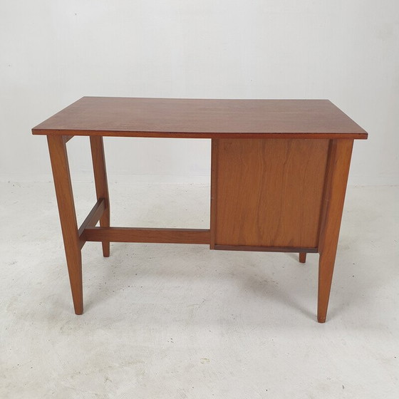 Image 1 of Vintage danish teak desk, Denmark 1970s