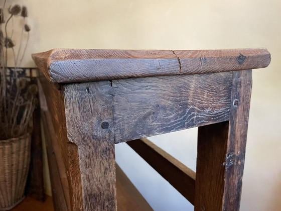 Image 1 of Unique Antique Bakers Rack Wall Rack French Oak