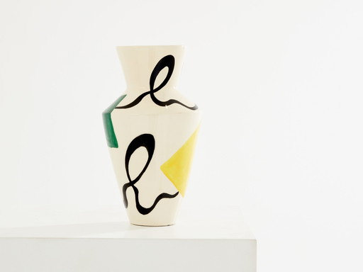 Roland Brice Glazed Ceramic Vase 1950   