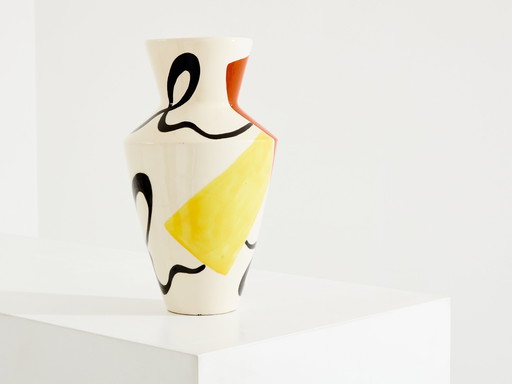 Roland Brice Glazed Ceramic Vase 1950   