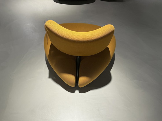 Image 1 of Leolux Pallone Pa In Yellow Stretch Fabric Showroom Model