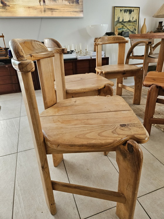 Image 1 of 4x solid wood chairs