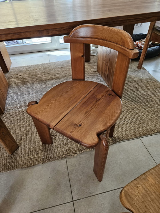 Image 1 of 4x solid wood chairs