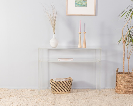 Image 1 of  1960s Acrylic console table 