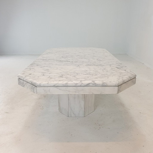 Vintage marble coffee table, Italy 1970s