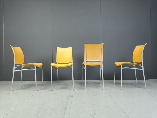 Set Of 4 Miss C.O.C.O Dining Chairs By Philippe Starck For Cassina, 1998