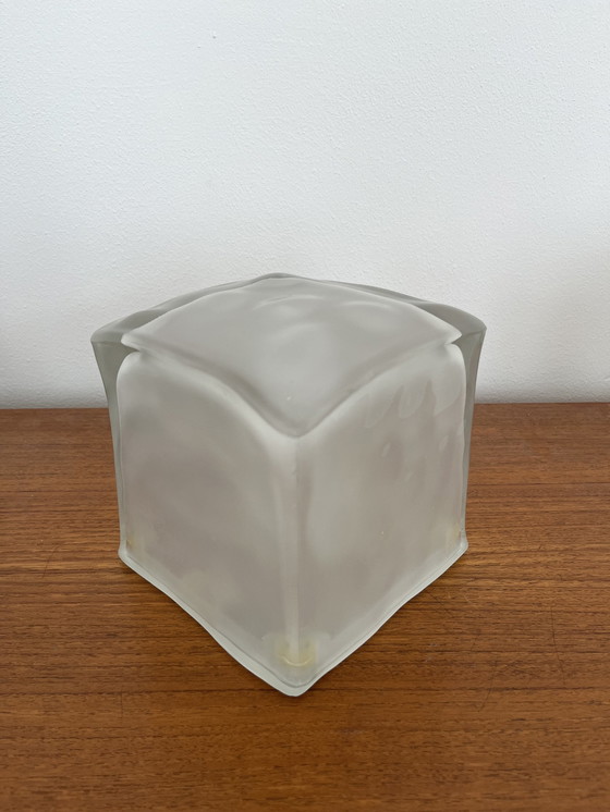 Image 1 of 2X (Set) Iviken Ikea Ice Cube Table Lamp