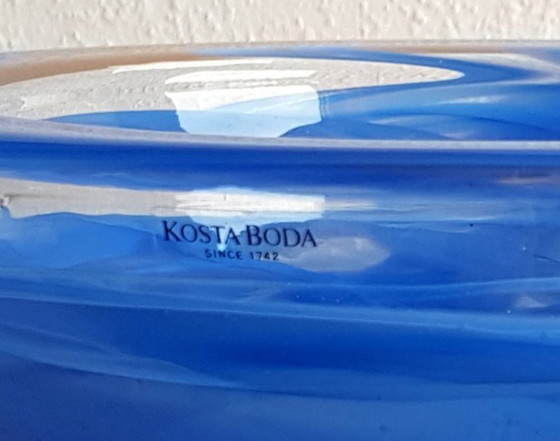 Image 1 of Bowl And Centerpiece By Anna Ehrner For Kosta Boda, 1990S